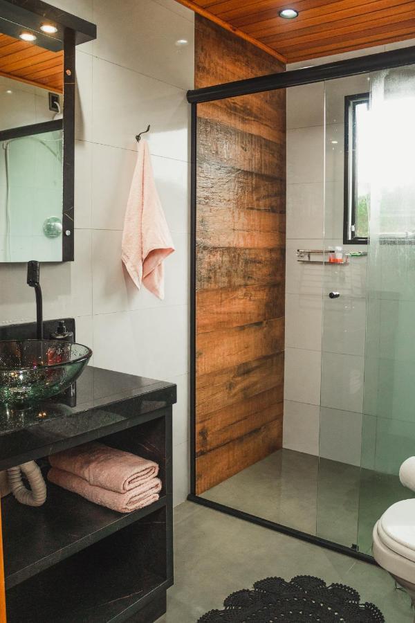 Cabanas Doce Recanto • Chalé com jacuzzi Bom Retiro  Exterior foto